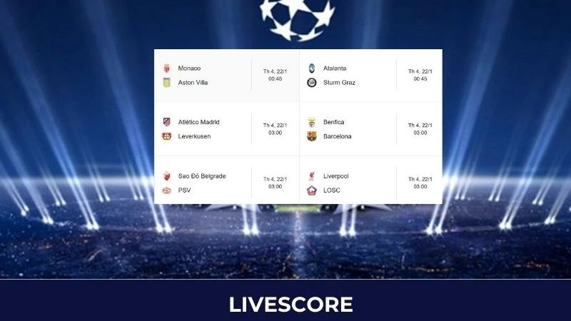 Những điểm mạnh và hạn chế nhất định khi theo dõi Livescore